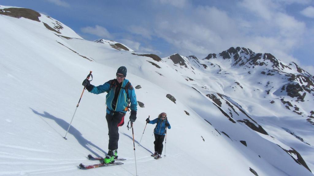 ski de randonnée Beaufortain montée à la Pointe de Dzonfié