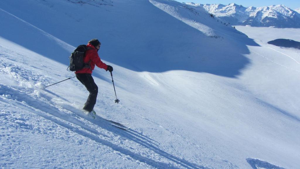 ski de randonnée en Vanoise - descente du Dou de Moutiers