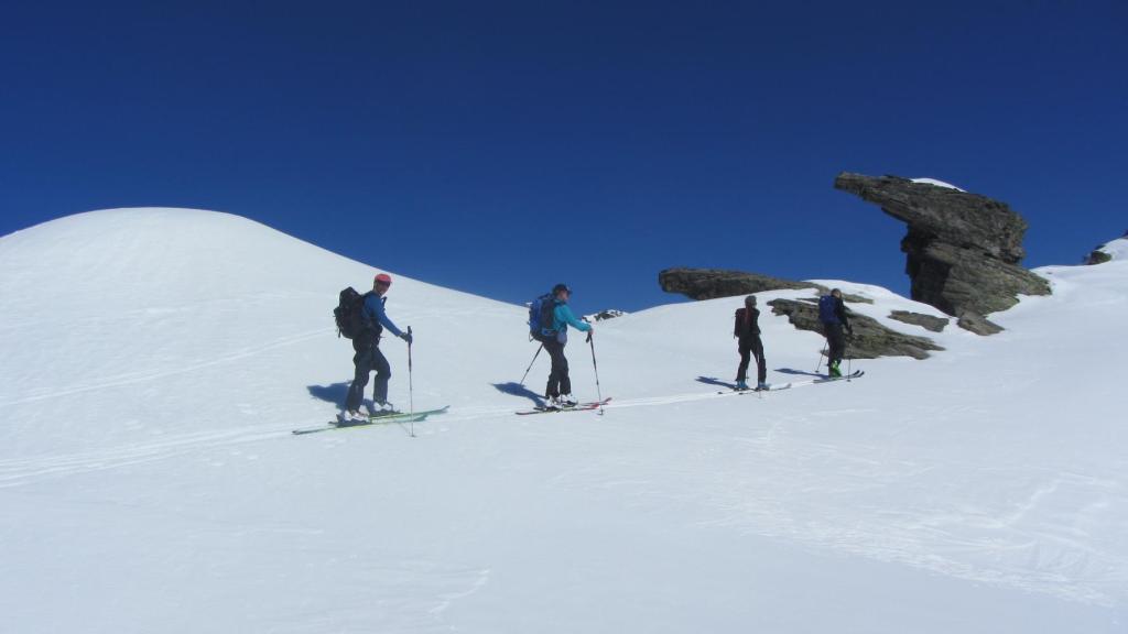 ski de randonnée en Vanoise - montée à la pointe rousse