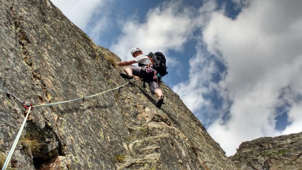 Voie Vento Solare - Massif du Mont Blanc - Guides des Arcs