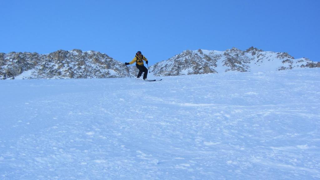 Hors piste Val d'Isère couloir des pisteurs