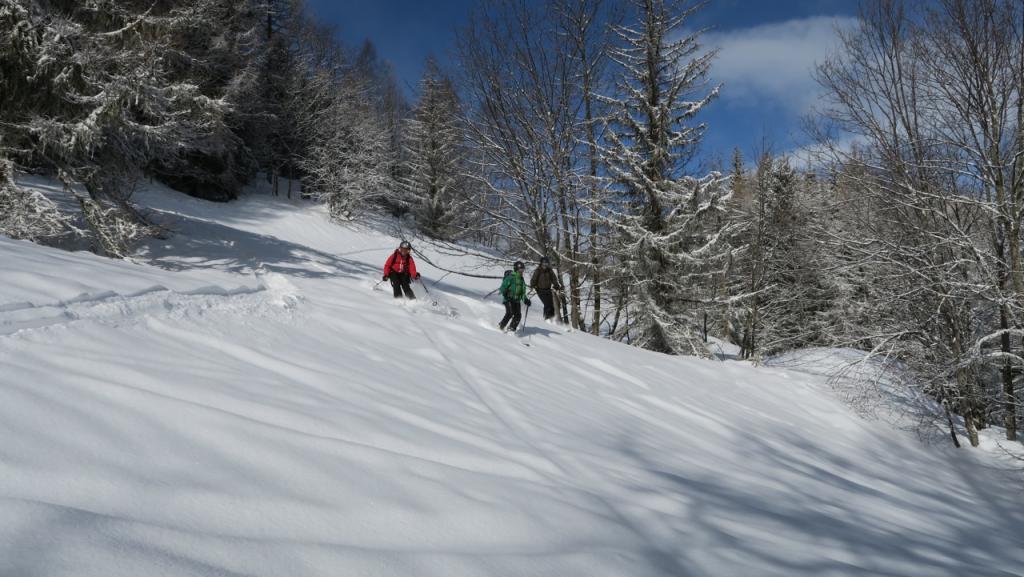 Hors piste aux Arcs