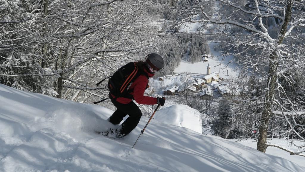 Hors piste aux Arcs