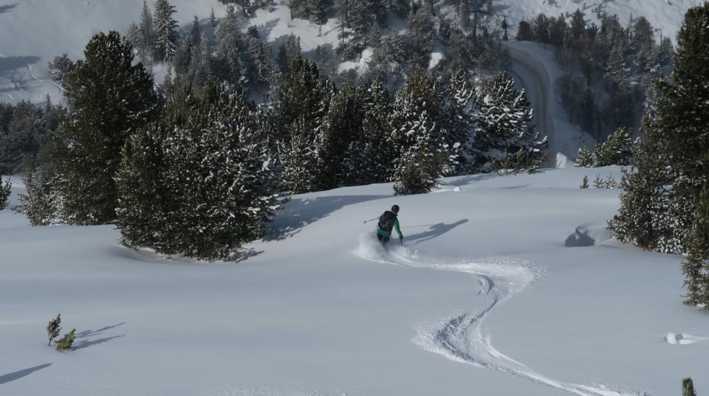 Hors piste aux Arcs