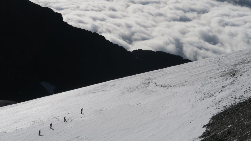 En montant à L'Albaron