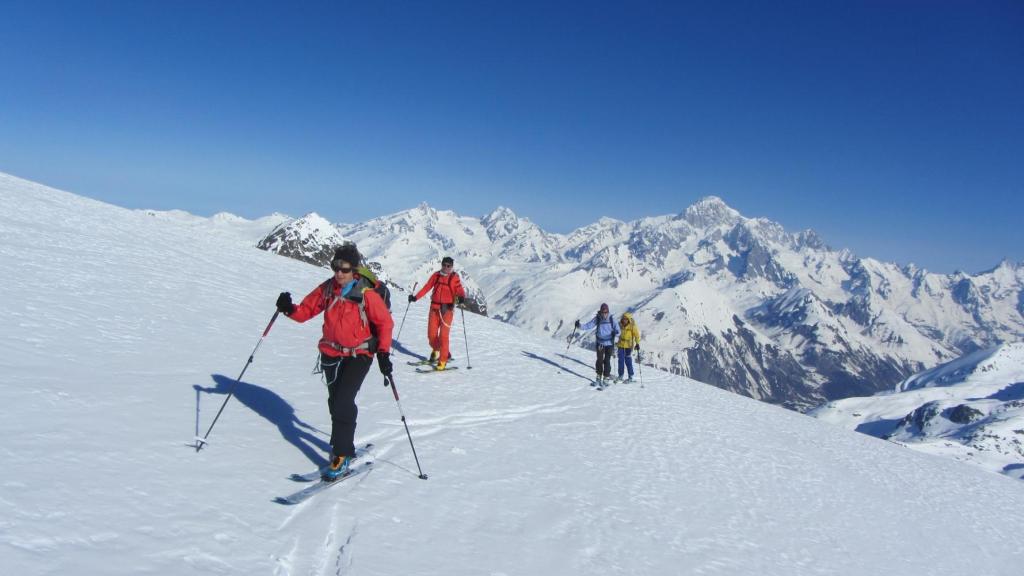 Ski de randonnée au départ du refuge du Ruitor - Vanoise