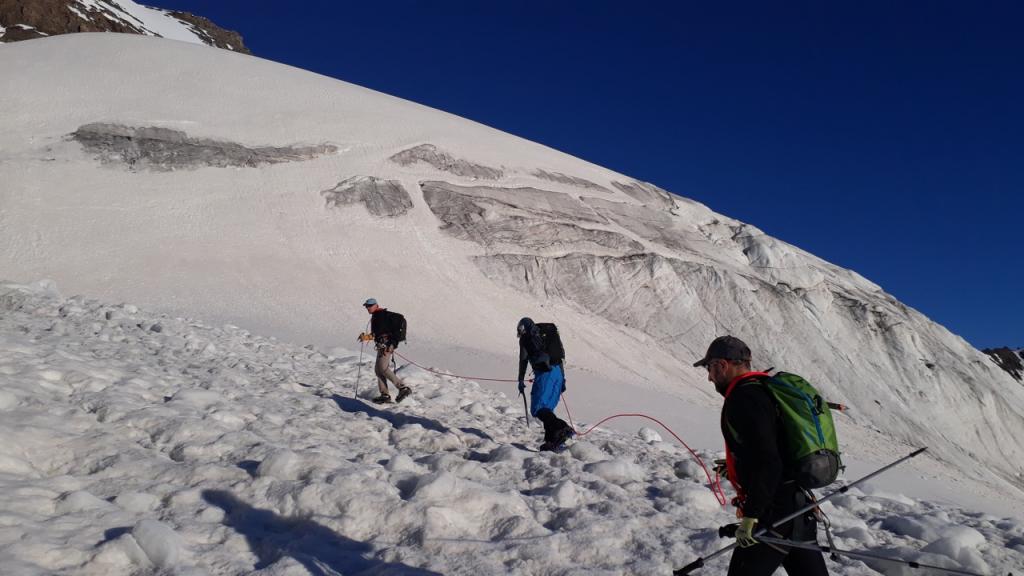 En montant à l'Albaron