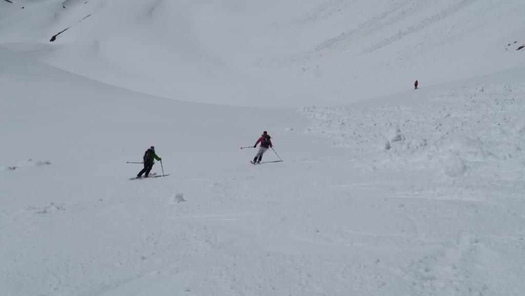 Descente vers les Pissaillats