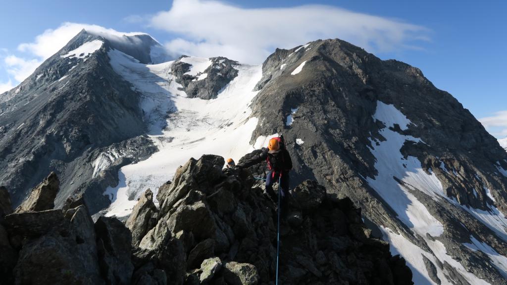 Arête sud de l'Aiguille Rouge