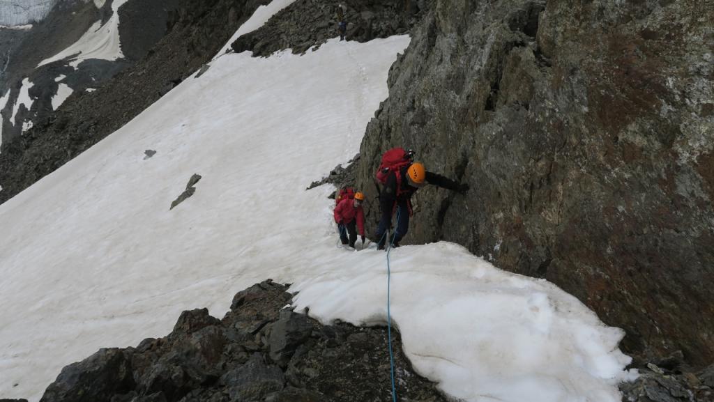 Arête sud de l'Aiguille Rouge