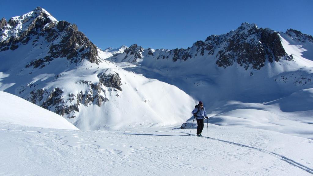 Tignes - ski de randonnée col du Palet Aig de Bacque