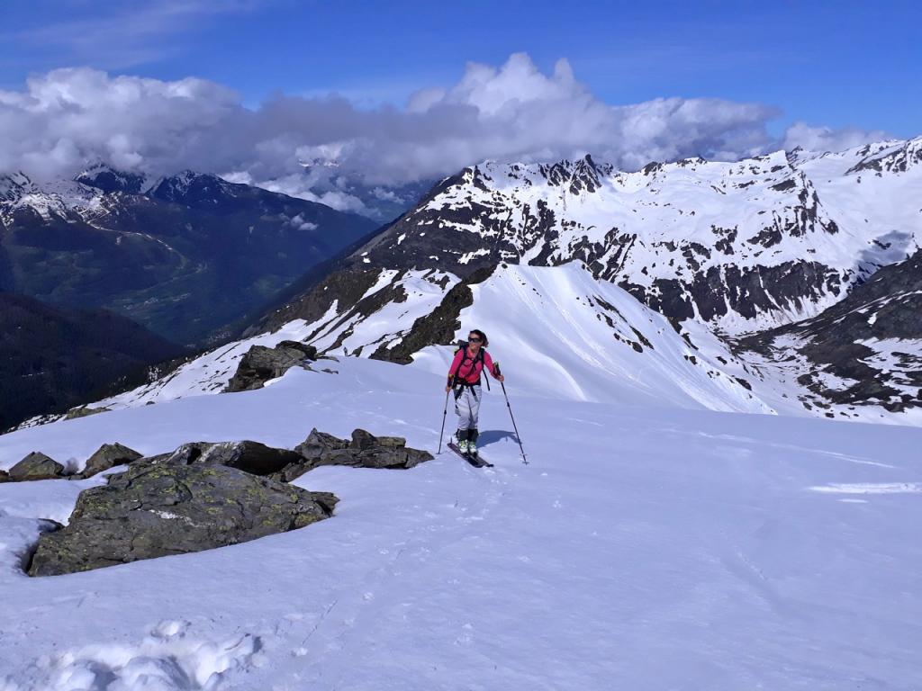 Vers les arêtes de Montsetti