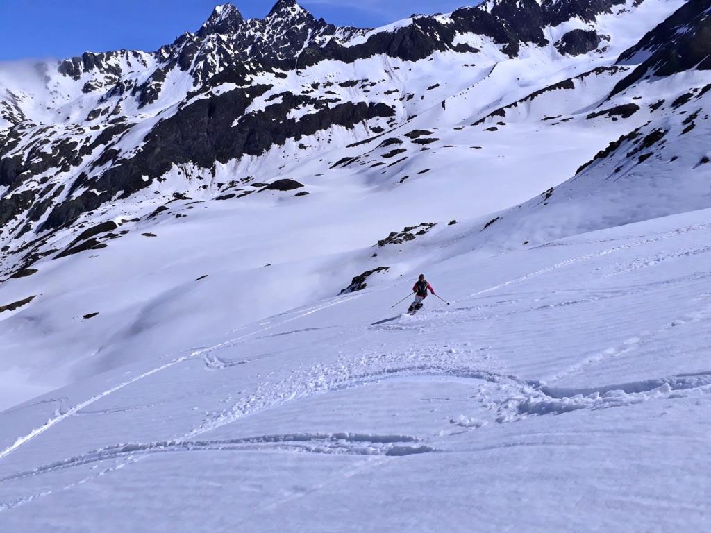 Vers les arêtes de Montsetti