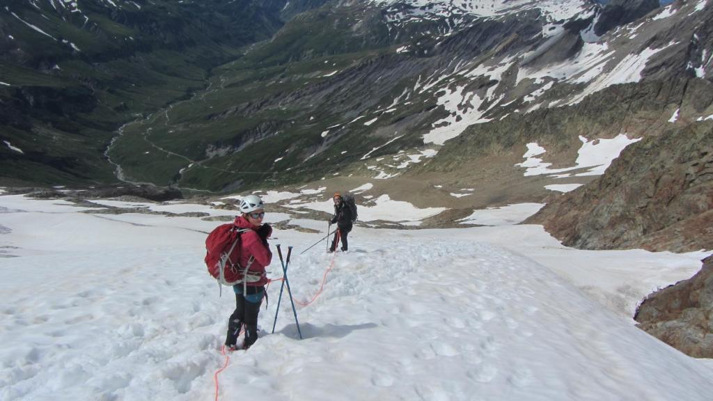 Dôme des Glaciers par l'arête des Lanchettes
