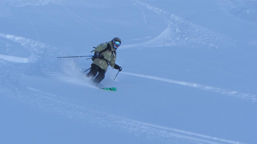 Hors piste au départ des Arcs