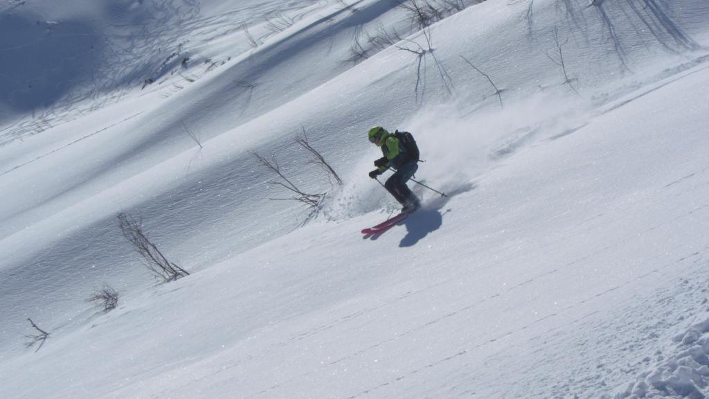 Ski hors piste aux Arcs