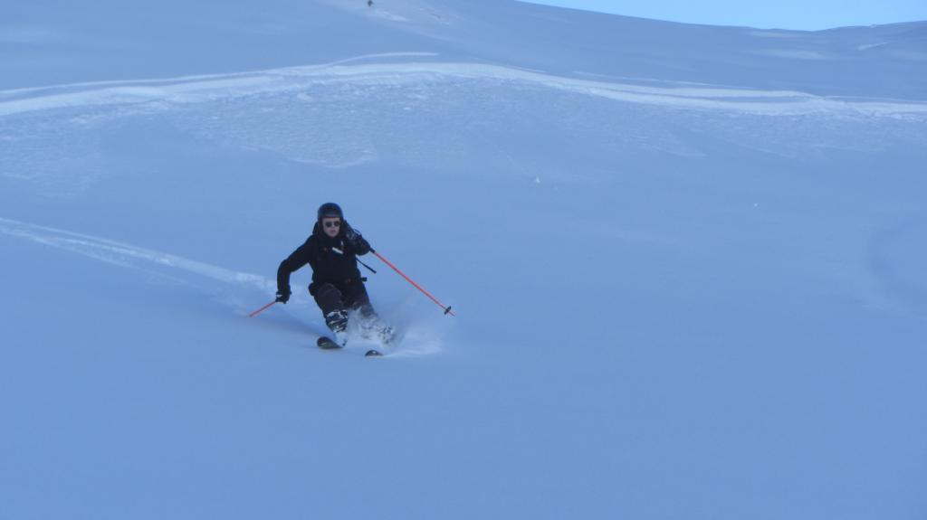 Hors piste au départ des Arcs