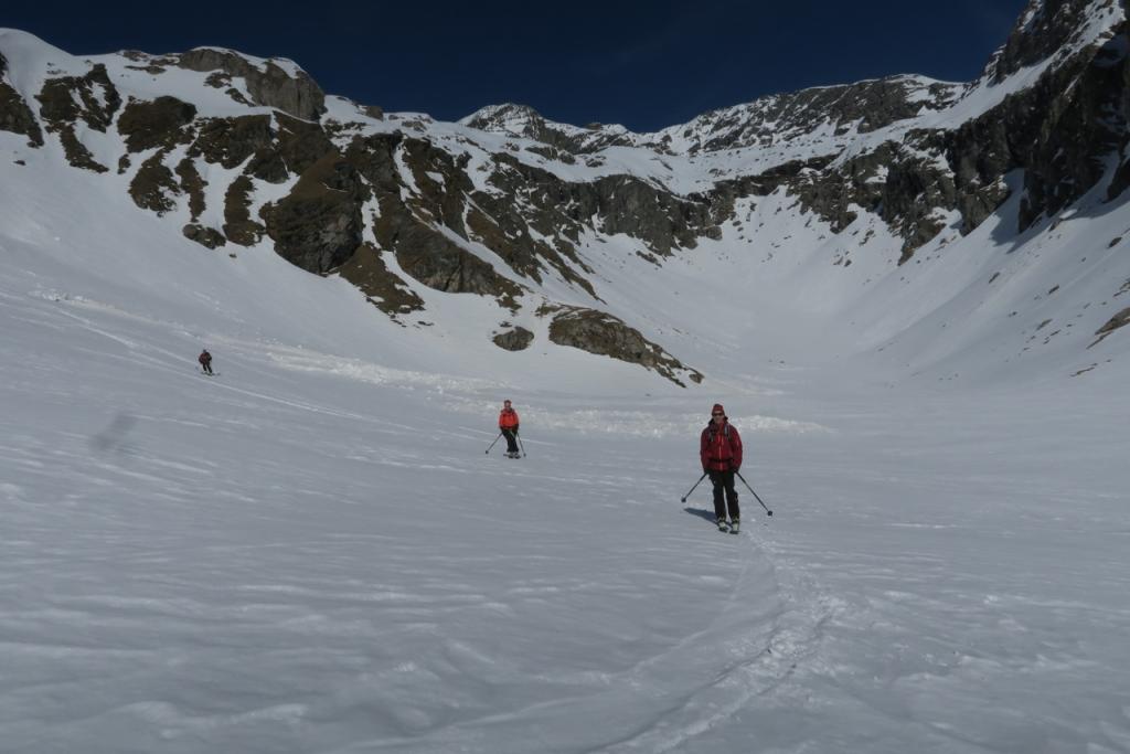 Descente vers le refuge de Plaisance