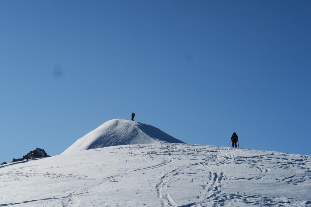 En arivant au sommet de la Pt de la Vallaisonnay