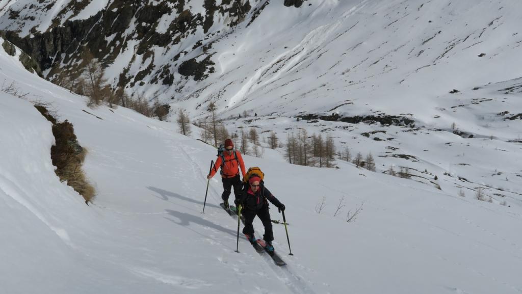 Vers l'Aiguille Motte