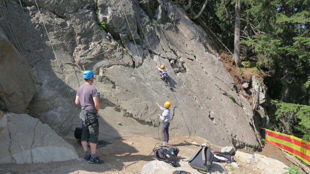 Escalade en famille