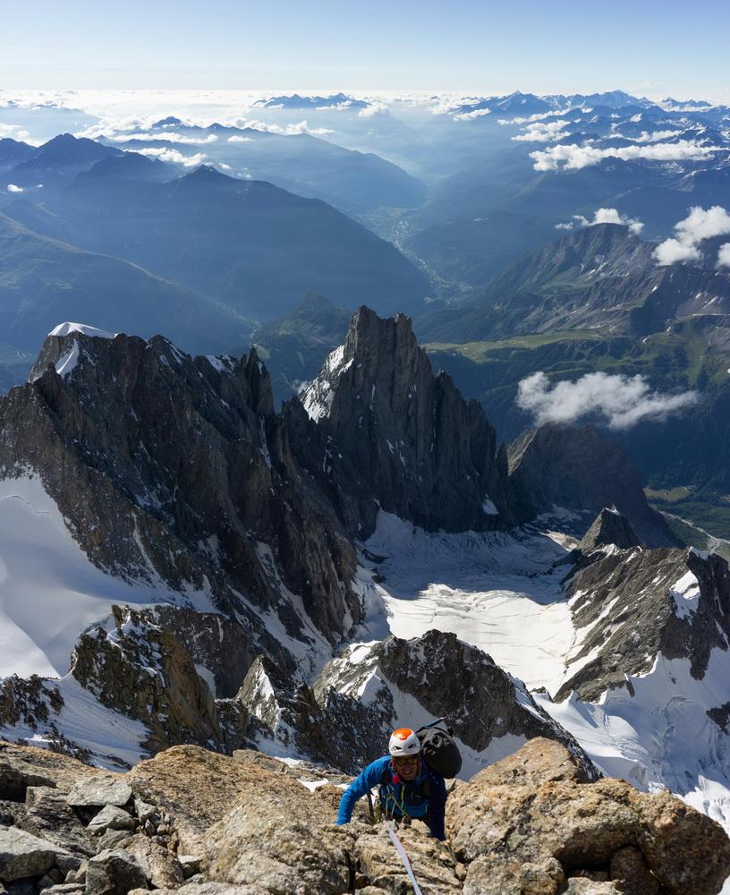 La dernière arête, qui permet de rejoindre l'arête du brouillard...