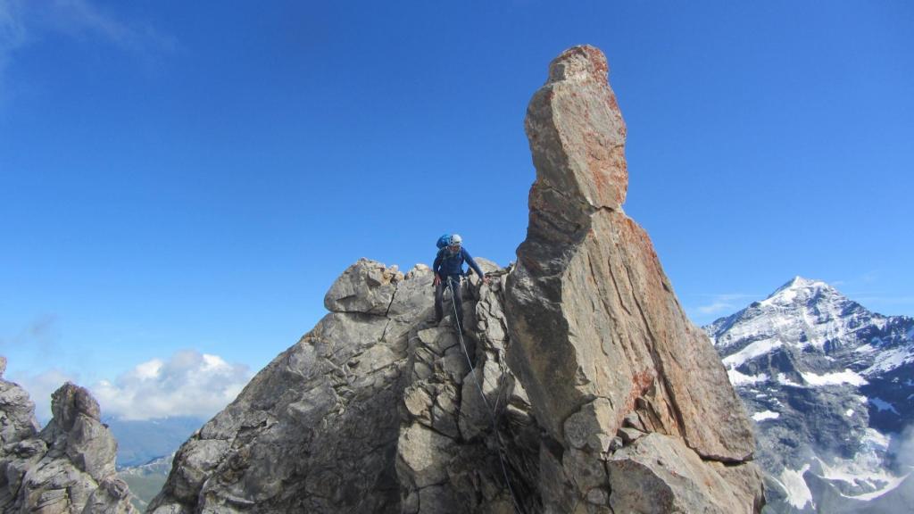 La Pointe de l'Aliet et la traversée des arêtes