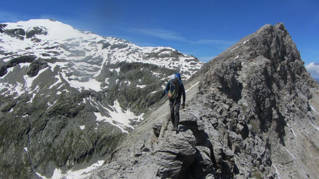 La Pointe de l'Aliet et la traversée des arêtes