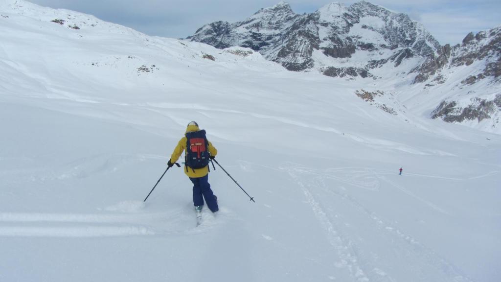 Ski de randonnée dans le parc de la  Vanoise col du Palet