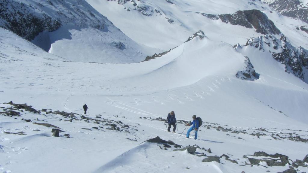 Ski de randonnée en Vanoise au départ de Val d’Isère, la Pointe du Gros Caval