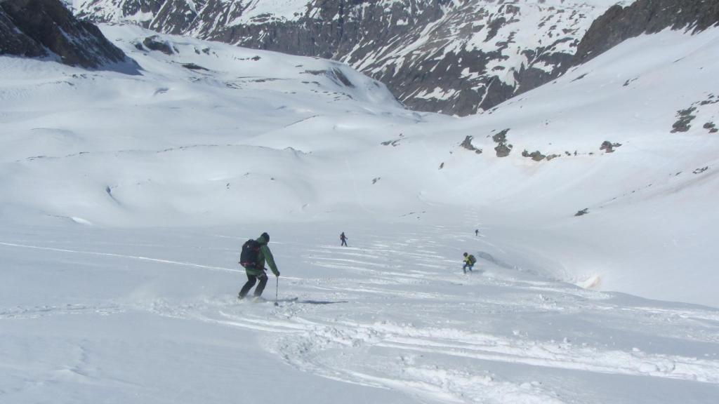 Ski de randonnée en Vanoise au départ de Val d’Isère, la Pointe du Gros Caval