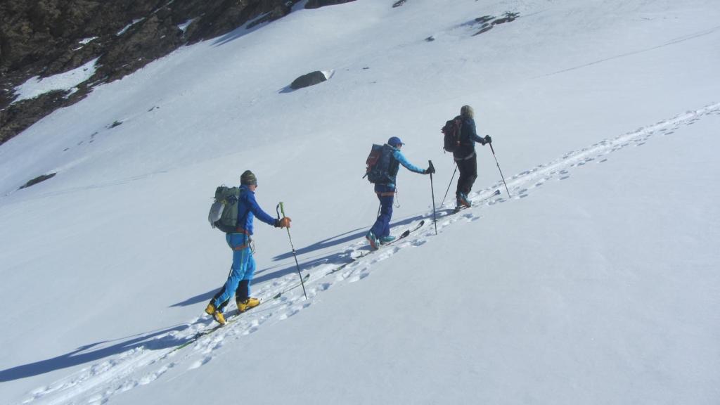 Ski de randonnée en Vanoise au départ de Val d’Isère, la Pointe du Gros Caval