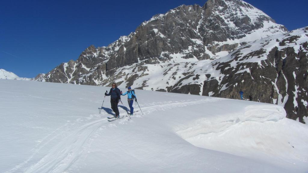 Ski de randonnée en Vanoise au départ de Val d’Isère, la Pointe du Gros Caval