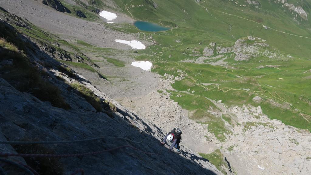 Escalade en face ouest