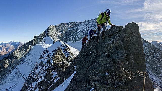 le Mont Pourri avec les Guides des Arcs Peisey Vallandry